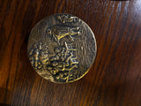 vintage mcm Danish repousse vanity item