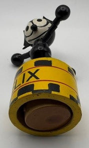 90's Felix the Cat Wooden Push Puppet