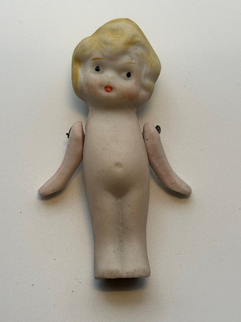 Vintage "Frozen Charlotte" bisque doll