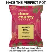 Door County Mistletoe Mocha 1.5oz Holiday Coffee – JSQ Mercantile – a women’s boutique and gift shop in La Grange, IL.