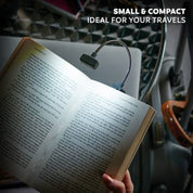 Compact & Flexible Travel Book Light