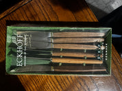 Danish mid-century modern flatware by Tias Eckhoff, 4 boxes of sets of 6
