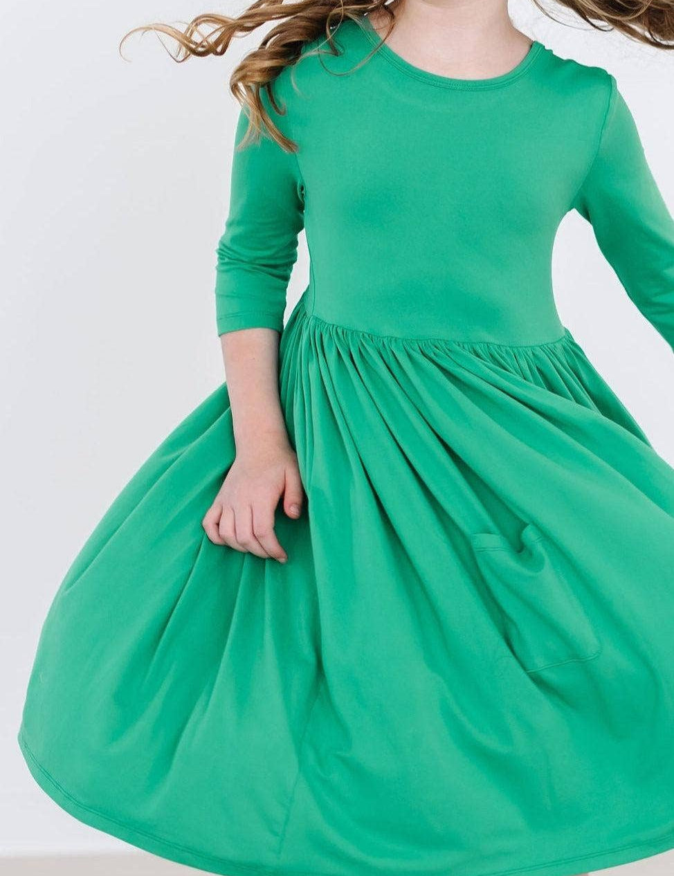 4 sleeve twirl dress with pockets from JSQ Mercantile – a women’s boutique and gift shop in La Grange, IL.