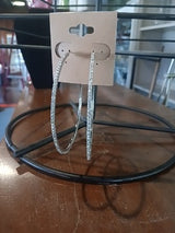 Large Rhineston Hoops