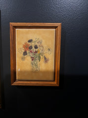 Mary Lou Goertzen wood framed cermaic tile