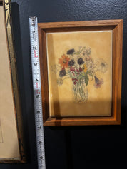 Mary Lou Goertzen wood framed cermaic tile
