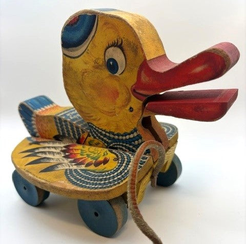 1952 Fisher Price Gabby Duck by 823 - Nellie's Nook