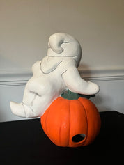 Smiling Ghost/Jack-O-Lantern Light Fixture