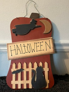 Rustic Halloween Wall Decoration