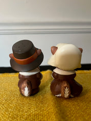 Hallmark Thanksgiving Pilgrim Chipmunks Salt & Pepper Shakers