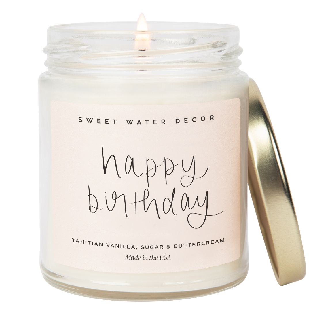 Happy Birthday Soy Candle - 9 oz