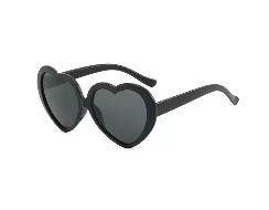 Heart Sunnies for Girls – Statement Sunglasses | Black