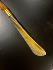 vintage horse head bamboo shoe horn