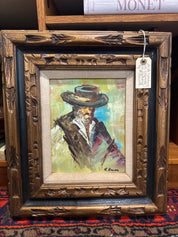 Vintage, oil painting by R. Bacon