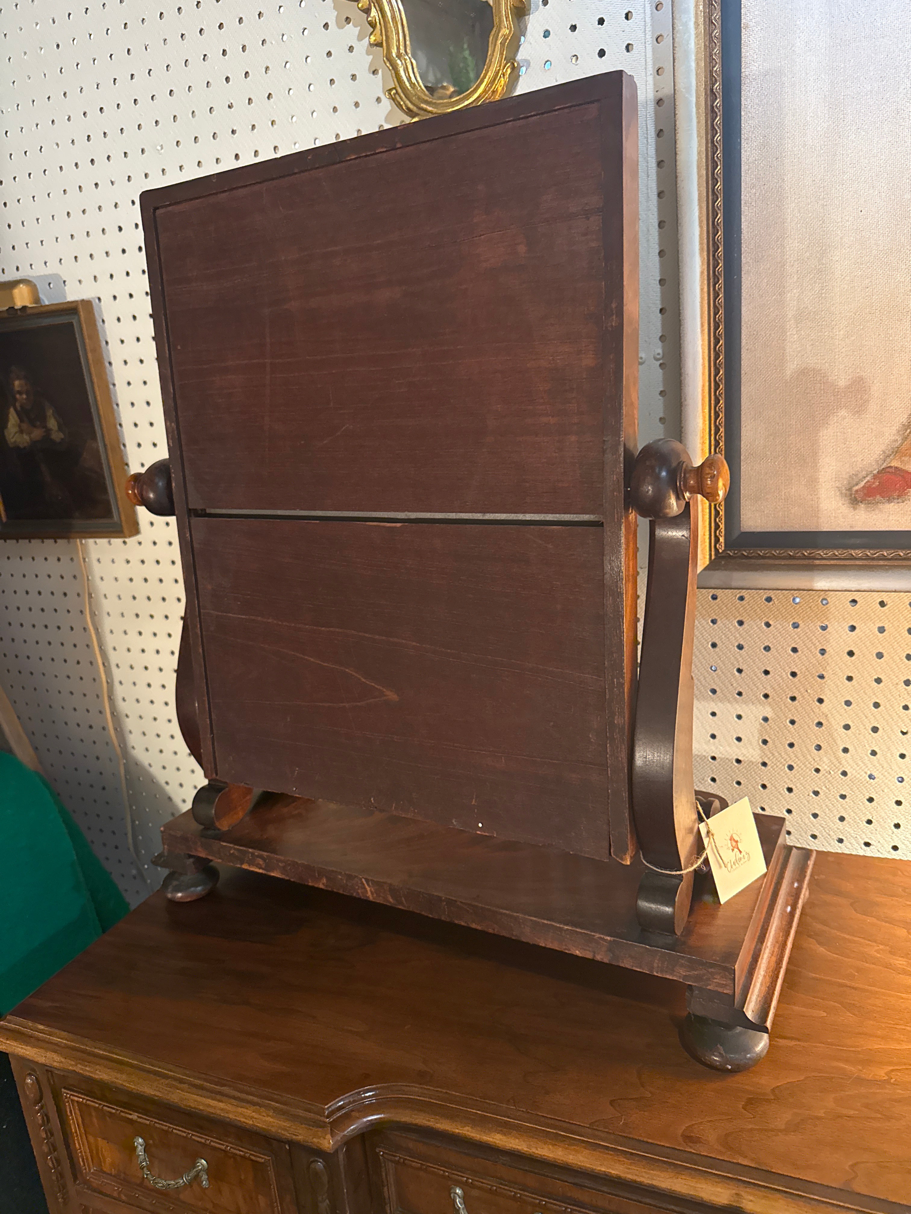 antique swing dressing mirror