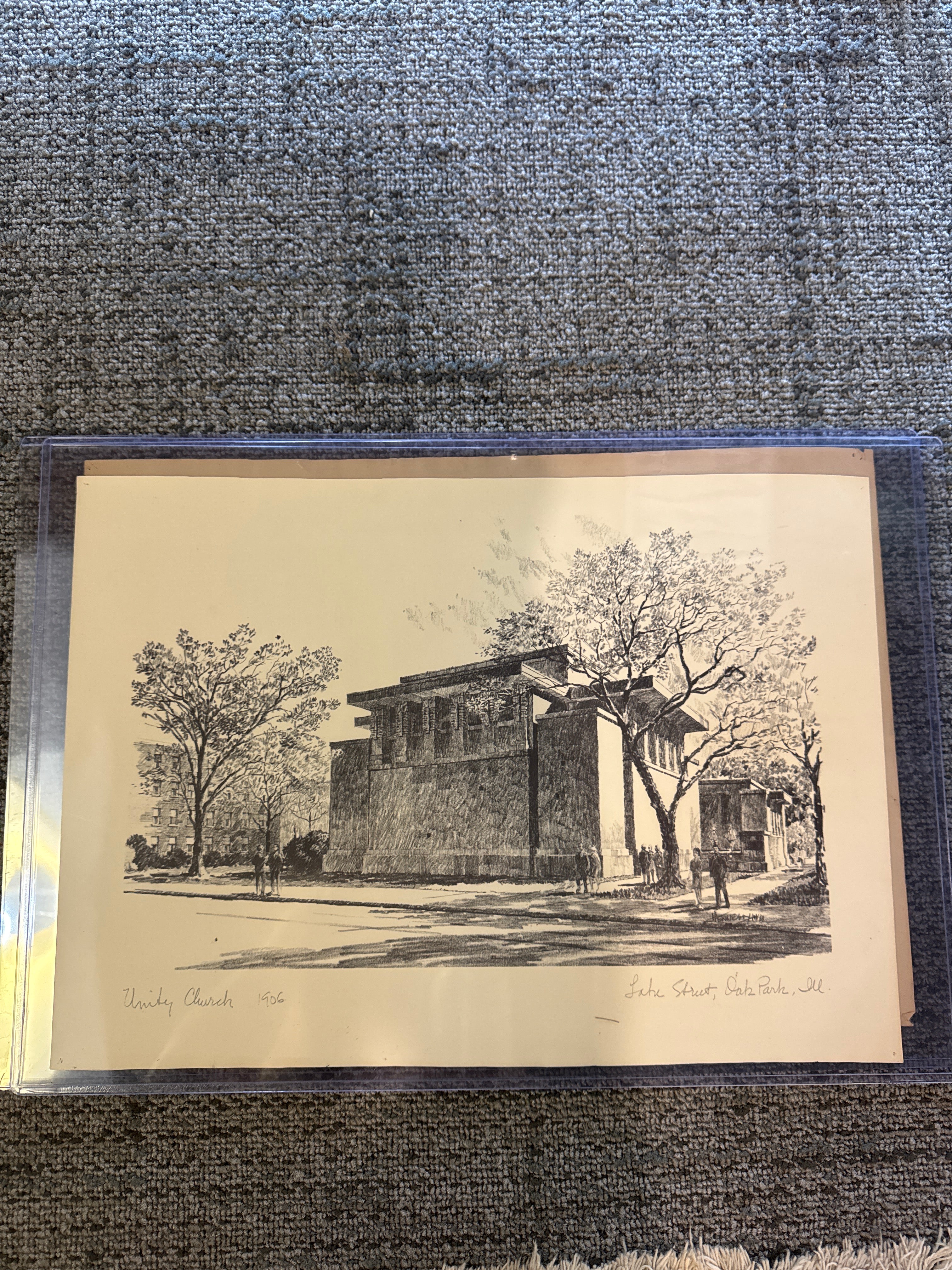 Frank Lloyd Wright, prints by Joseph Hennessy, signed.