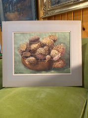 Water color still life of Thistles by Ruth Whaley