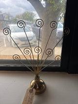 Vintage, brass picture holder
