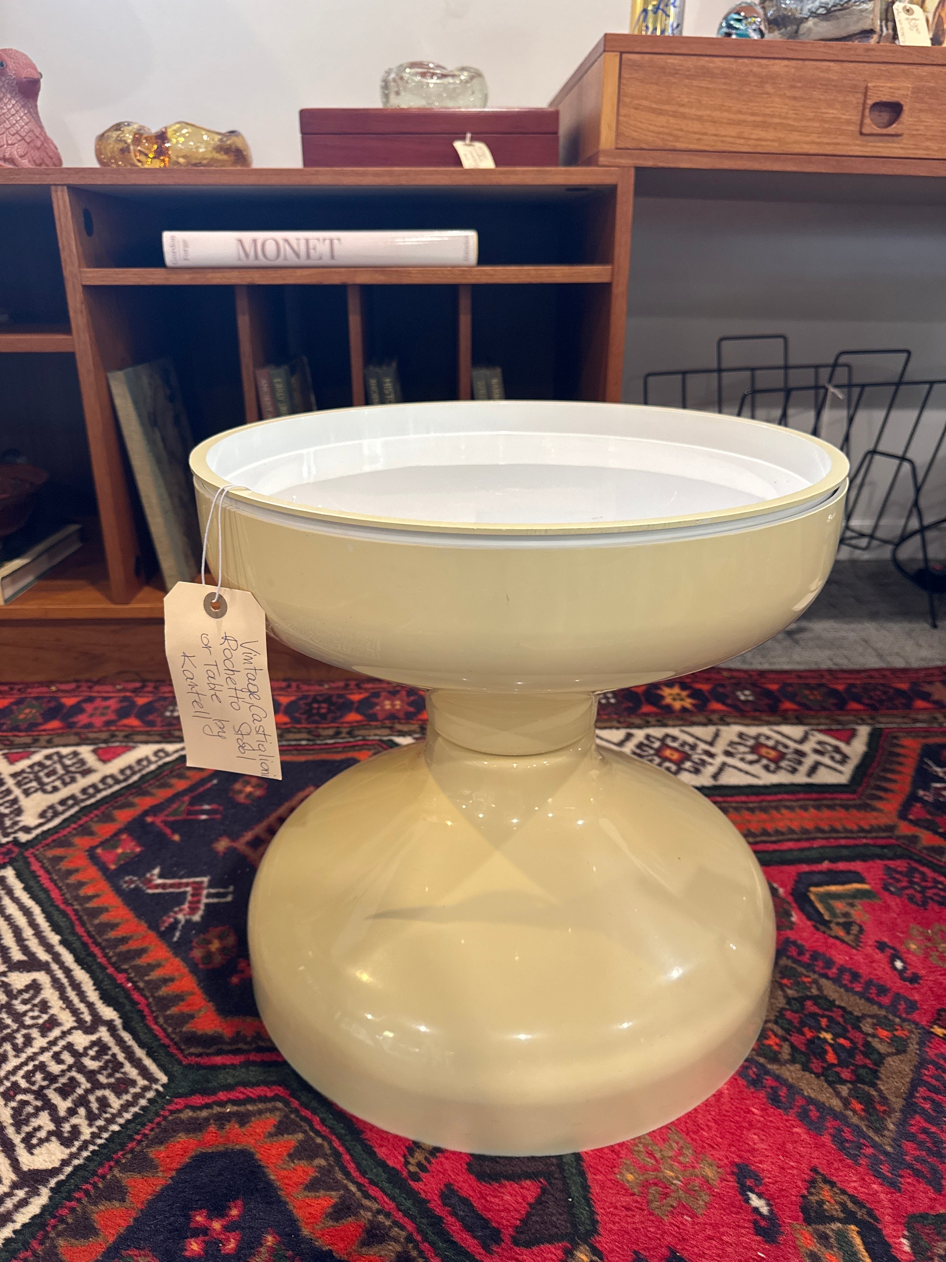 Vintage, Castiglioni Rochetto Stool /Table with storage by Kartel