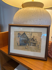 Vintage, print by Harper Bailey framed