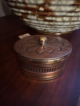 Vintage, 2005 tin & copper trinket box