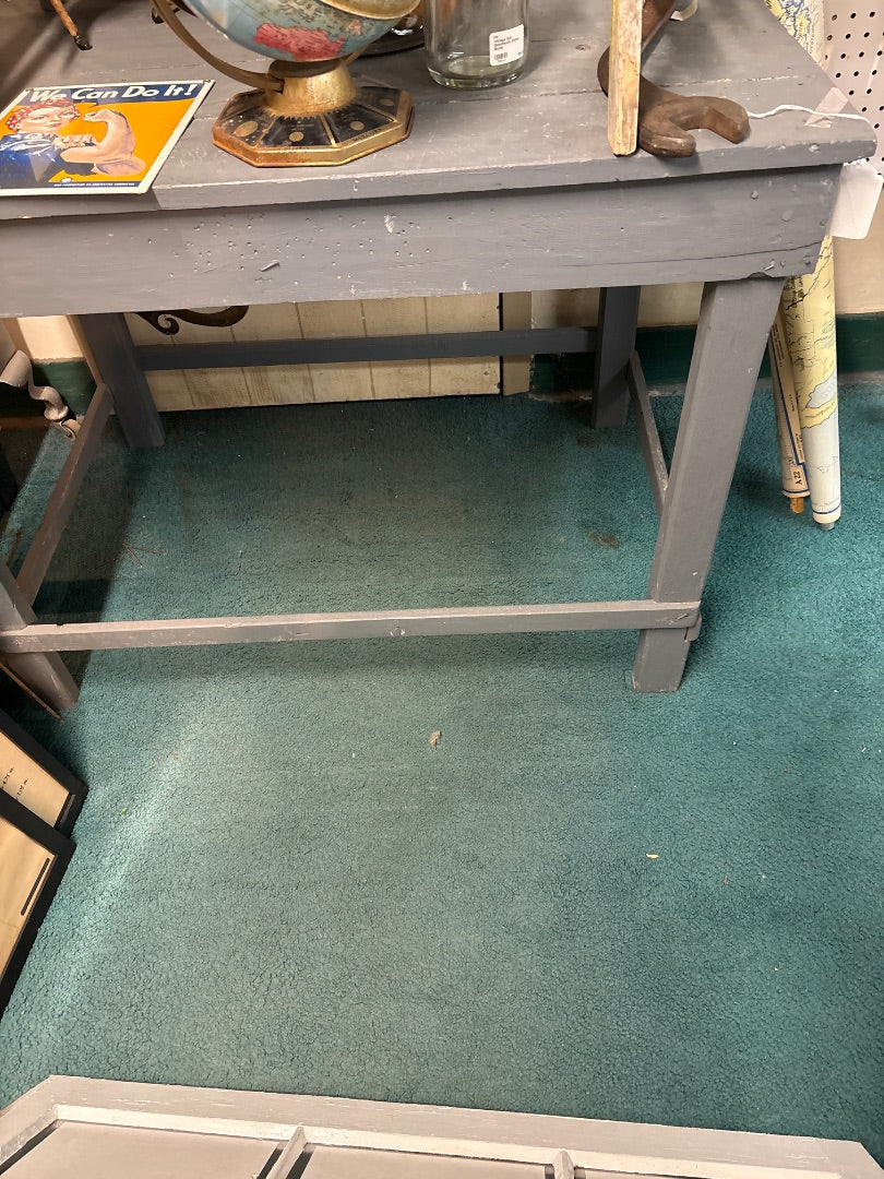 Grey Wooden Display Table