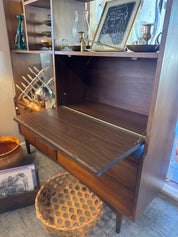 Mcm, walnut room divider/ wall unit by J.B Van Sciver