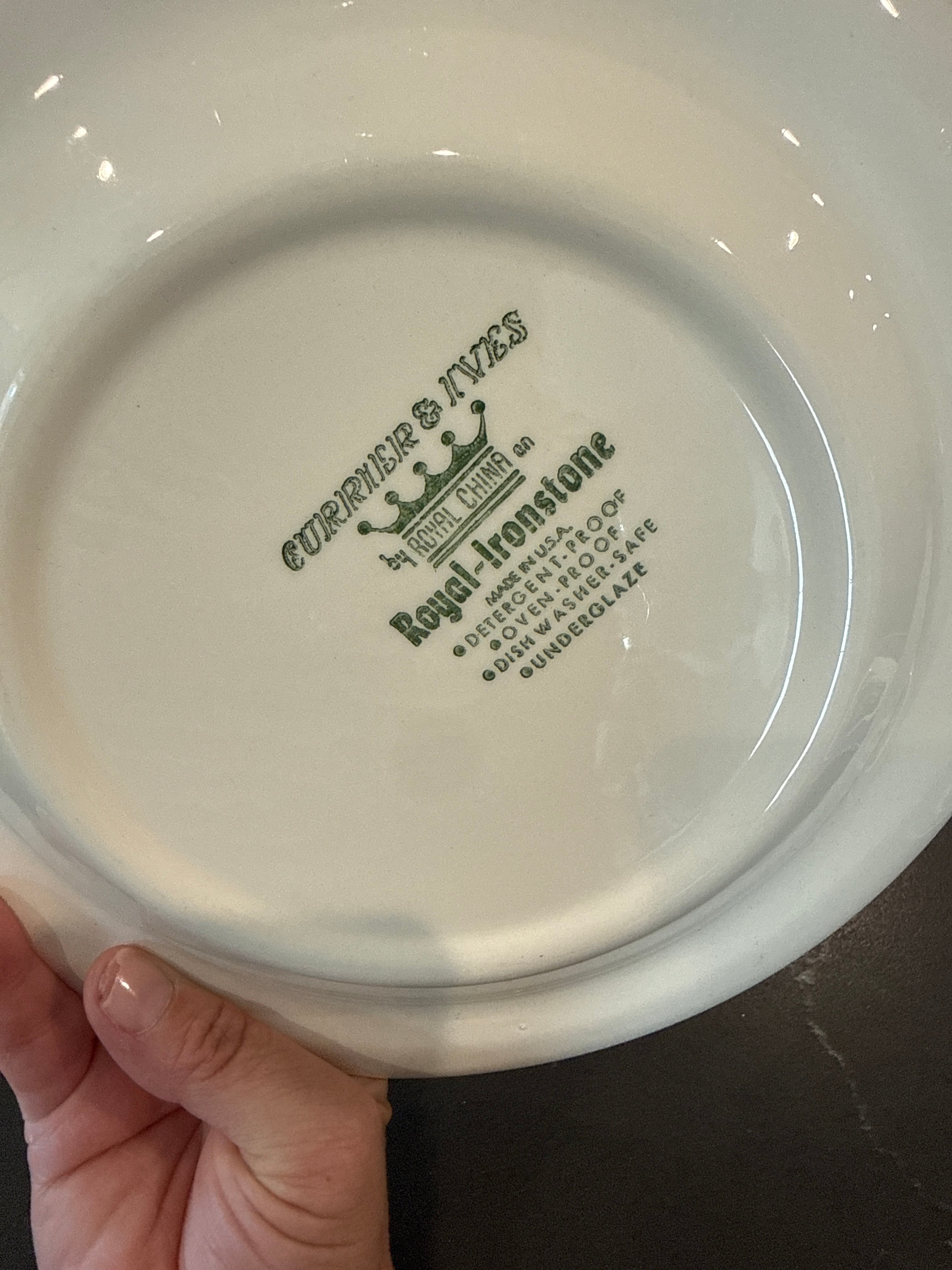 The Old Grist Mill, set of 2 10” plates