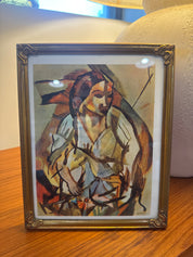 Vintage, gold plated, picture frame by metal craft