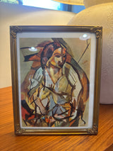 Vintage, gold plated, picture frame by metal craft
