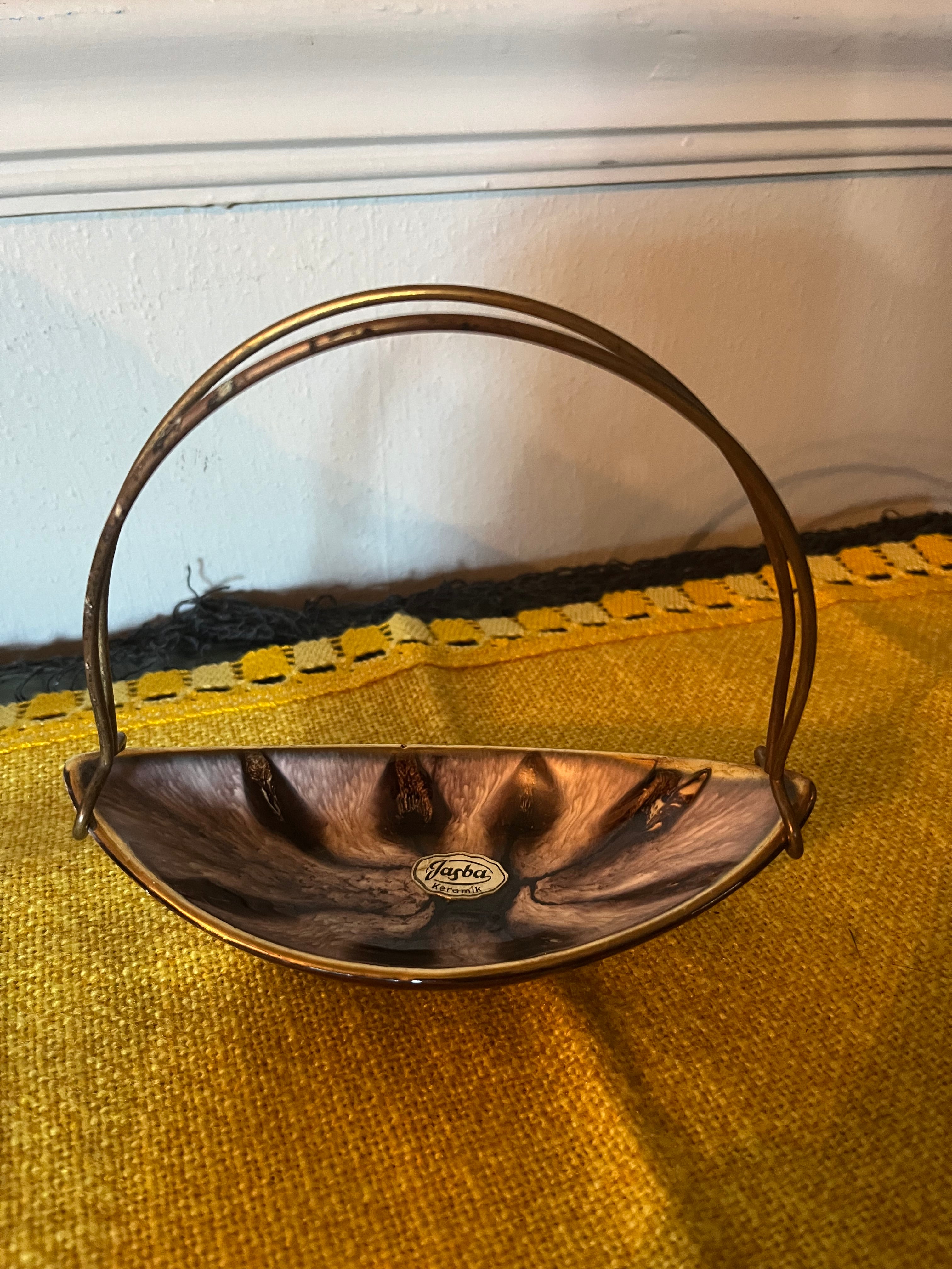 Vtg Jasba Keramik Decorative Tray