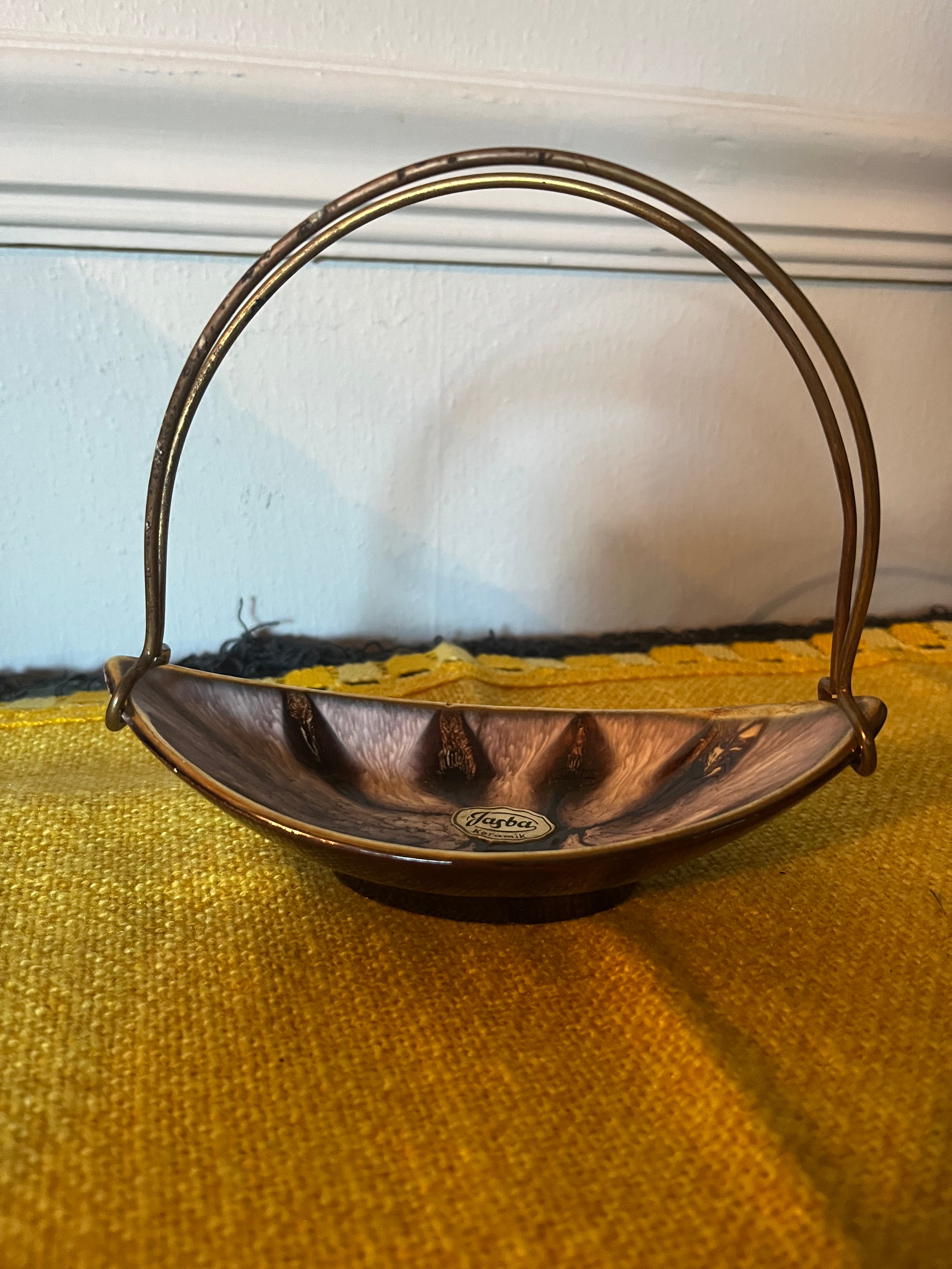Vtg Jasba Keramik Decorative Tray