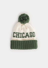 Little Chicago Classic Two-Tone Pom Beanie – Kids