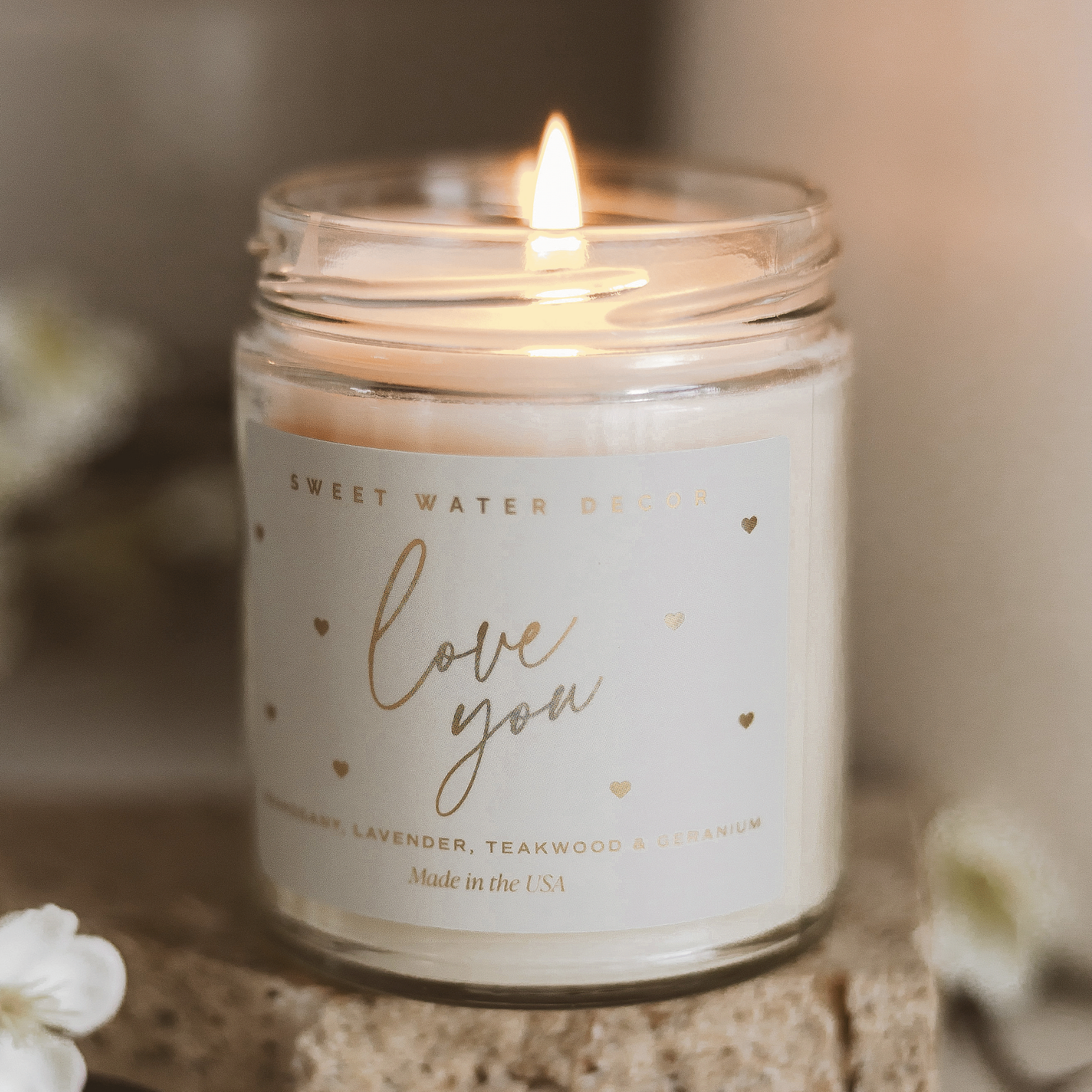 Love You Soy Candle - 9 oz