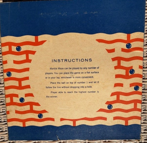 60's Hasbro "Marble Maze" by Hassenfeld Bros.