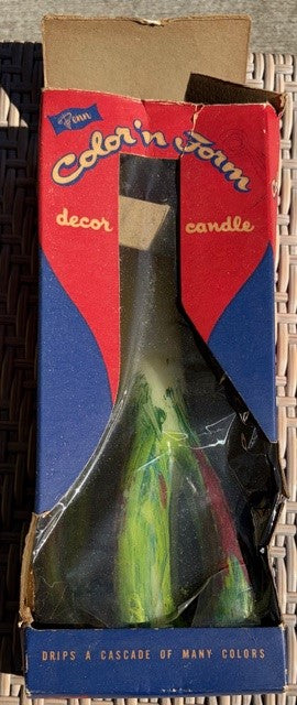 60's "Color 'n Form" Candle by Penn