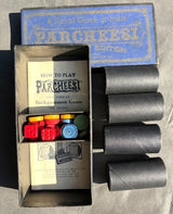 30's-40's Parchese Board & Game Pieces