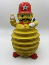 1960 London Bobby Squeak Accordian Toy by Alan Jay Clarolyte.  Still has a loud squeak when you push on it.