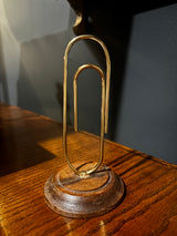 vintage paperclip letter holder