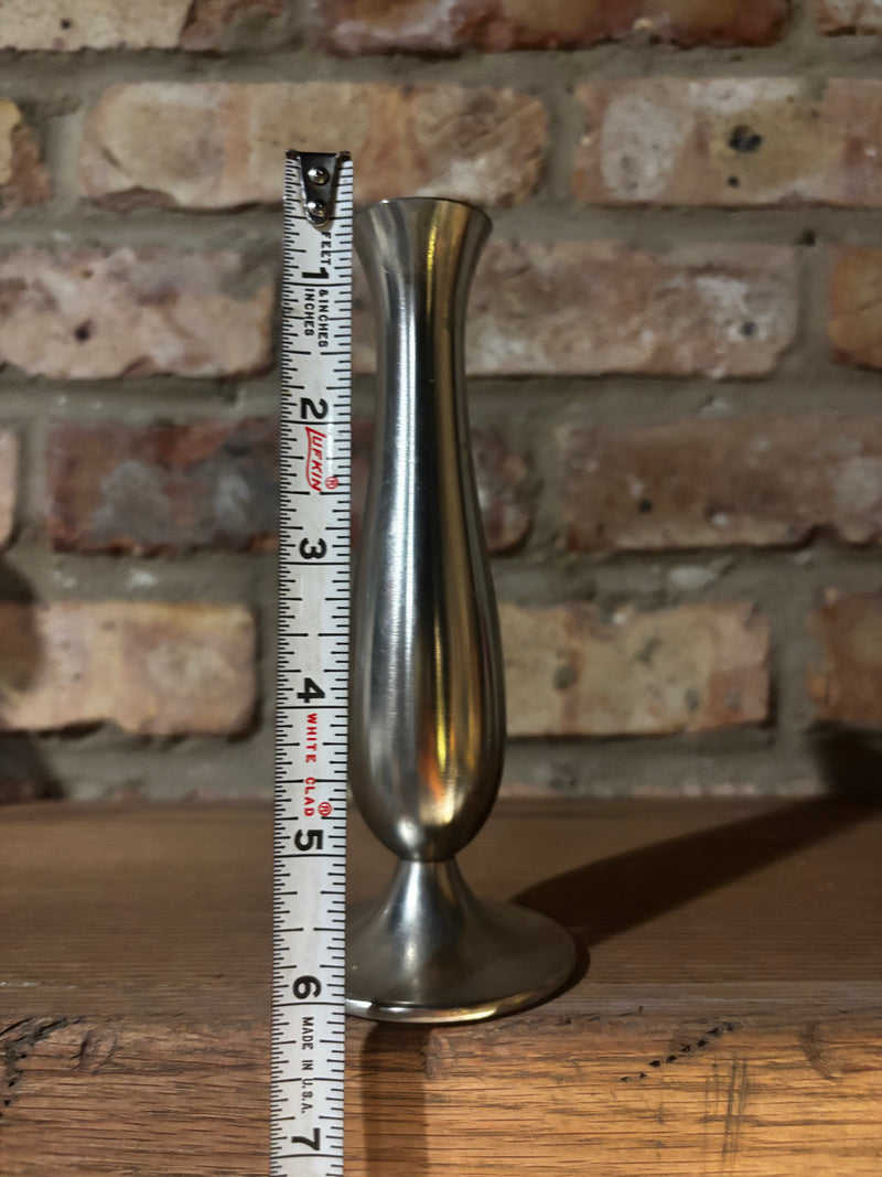 Royal Holland Daalderop pewter bud vase — alternate view