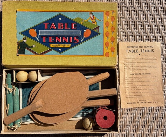 1930's Table Tennis by Marks Brothers.  Looks never used.