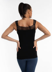 Reversible Lace Inset Top - Plus Size Available