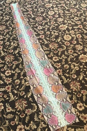 6-1/2' Dyed Python Snakeskin in supple condition