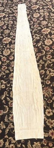 6-1/2' Dyed Python Snakeskin in supple condition