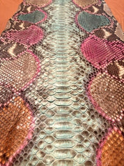 6-1/2' Dyed Python Snakeskin in supple condition