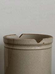 Antique Stoneware Ladle Crock - (045)