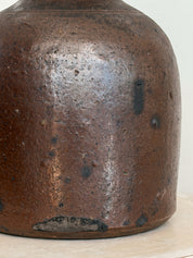 Antique Brown Stoneware Jug (0515)