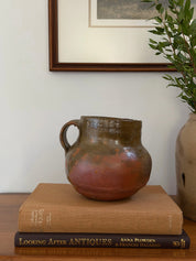 Antique Spanish Pottery Jug - (0536)
