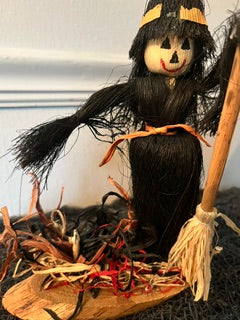 Vintage Straw Witch
