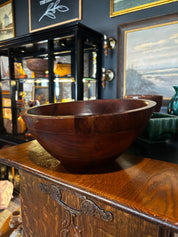 teak serving bowl
